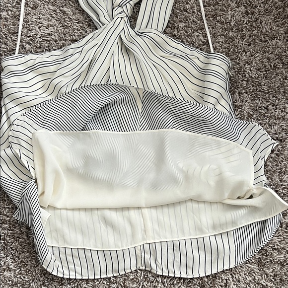 Like New! Reiss Brianna Striped Halter Style Top in Size 10 - Picture 14 of 16